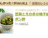 豆苗とえのきの柚子胡椒ポン酢作り方5写真