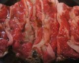 月見牛すき丼作り方2写真