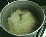 ♪豚バラとこんにゃくの☆八丁味噌煮込み作り方4写真