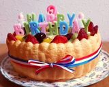 ★豆腐レアチーズのシャルロットケーキ★作り方19写真