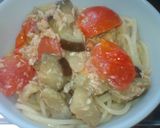 簡単♪ナス・トマト・ツナのパスタ作り方4写真