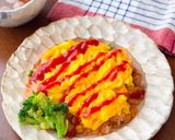 包まないオムライス作り方6写真