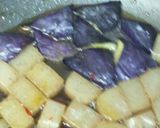 こんにゃくと揚げナスの甘辛煮♪作り方3写真