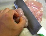 ■ジューシー♪鶏むねのうま辛カルビ焼き■作り方2写真