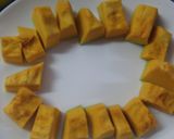 水なし☆発酵1回☆たっぷり南瓜のパン作り方1写真