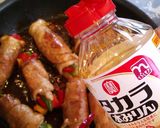 カラフル★オクラの豚巻き甘辛バター醤油。作り方8写真