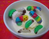カラフルいも虫作り方7写真