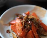 ナッツと雑魚入り♬人参の美肌きんぴら作り方6写真