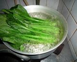 小松菜（青菜）のおひたし　京都カフェ作り方3写真