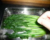小松菜（青菜）のおひたし　京都カフェ作り方5写真