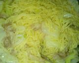 味付は業務スーパーの鶏だしのみ塩焼きそば作り方4写真