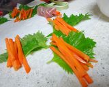 しそでさっぱり♪甘肉巻巻ロールΨ作り方2写真