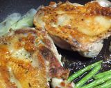 鶏もも肉のカリカリ焼き～ズッキーニソース作り方10写真