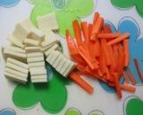 ＊高野豆腐と人参のさっぱり炒め＊作り方1写真