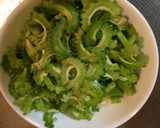 麺つゆで！★ゴーヤとツナの煮炒め佃煮風作り方1写真