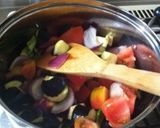 頂いた野菜でラタトゥーユ作り方2写真
