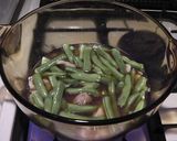 いんげん豆と豚バラ肉の10分煮作り方2写真