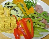 夏野菜たっぷり★フライパンで作るパエリア作り方2写真