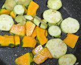 夏野菜たっぷり★フライパンで作るパエリア作り方3写真