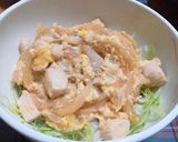 めんつゆですぐできる親子丼作り方6写真