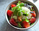 トマトとイカと塩昆布の梅わさび丼作り方7写真