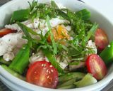 夏野菜と鶏胸肉の冷たいうどん!!作り方8写真
