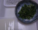 茶飯に冷たい豆腐としらすのせご飯作り方3写真