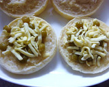 ウグイス豆とチーズと胡麻のトースト作り方2写真