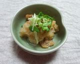 簡単おつまみ♪　～とり皮ポン酢～作り方5写真