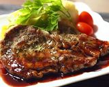豚肩ロース肉のポートワインソース。作り方9写真