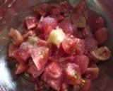 トマトとバジルのケッカそうめん作り方2写真