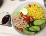 簡単！サラダうどん♪(´ε｀ )作り方4写真