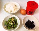 おいしいヘルシー♪銀不老豆と山菜の焼き飯作り方1写真