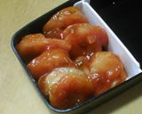 お弁当　エビチリ作り方6写真