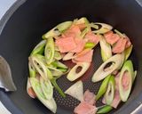 お餅で！ねぎとベーコンチーズグラタン作り方2写真