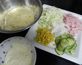 夏休みの宿題：お題は「サラダ」　作り方2写真