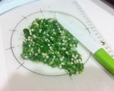 おかかとオクラのカルボナーラ風パスタ作り方3写真