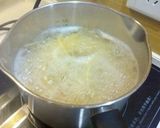 おかかとオクラのカルボナーラ風パスタ作り方11写真
