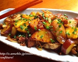 豚肉とさつまいもの甘辛生姜炒め作り方6写真