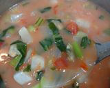 ころころ野菜のトマトクラムチャウダー作り方3写真