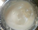 レンジでまんまるケーキ(クリチ＆フルーツ作り方3写真