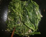 空芯菜の青唐辛子ニンニク炒め作り方4写真