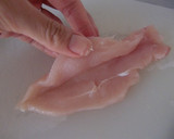 さっぱりと鶏ささみの梅シソ焼き作り方1写真