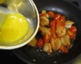 簡単彩りおかず☆エビとトマトのあっさり炒作り方8写真