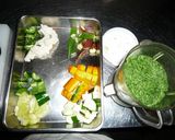 辛くないグリーンカレー夏　京都カフェ作り方2写真