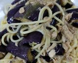 冷凍揚げナスとツナの和風パスタ作り方5写真