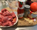 年末年始に♪牛スネ肉の赤ワイン煮!作り方1写真