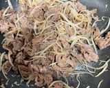 牛肉ともやしのおろしポン酢炒め作り方13写真