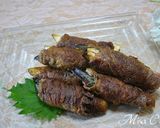 なすの豚肉大葉巻き作り方6写真