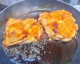 簡単メイン♡鶏ももの酒蒸し照り焼きチキン作り方4写真